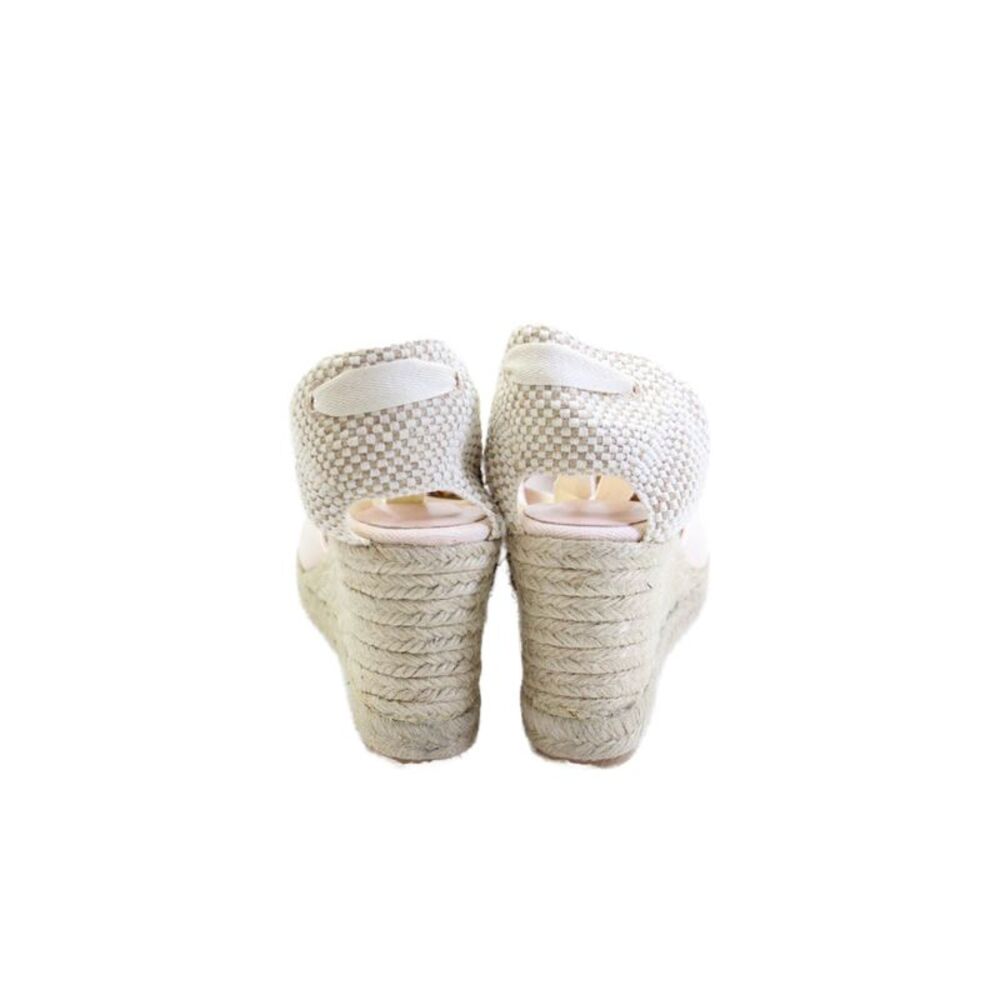Margaux Womens Espadrille D'Orsay Ankle Tie Wedge Heels Pink Size EUR 43.5 - Picture 3 of 4